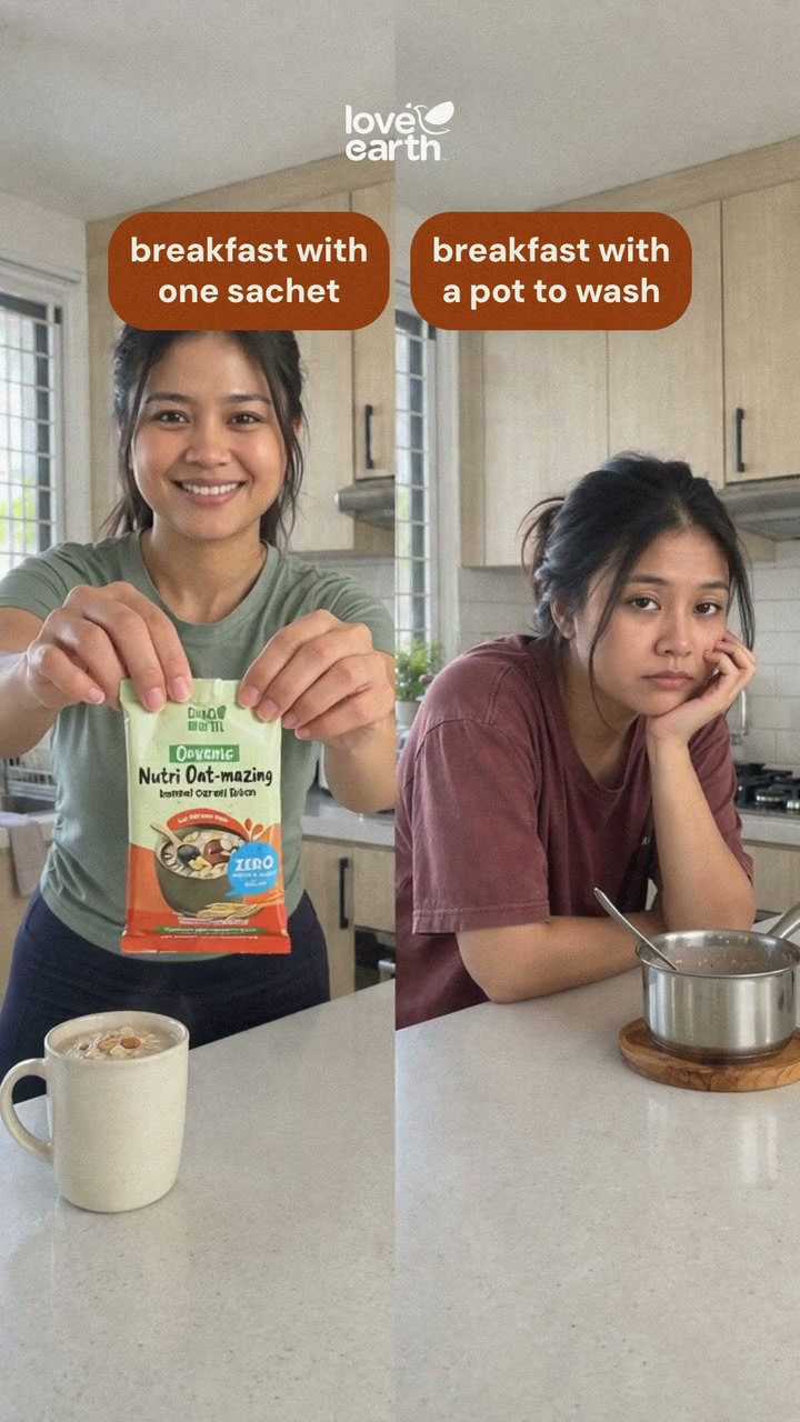 Love Earth · Oat-mazing — Breakfast with one sachet